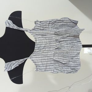 Pink Lily Linen Blouse